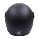 Axor Jet Open Face Motorcycle Scooter Helmet Matt Black With Black Liner
