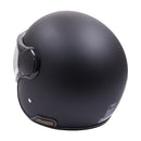 Axor Jet Open Face Motorcycle Scooter Helmet Matt Black With Black Liner