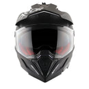 Axor X-Cross Motorcycle Helmet Dual Sport Adventure Crash Helmet Matt Black Sun Visor ECE22.06 - Free Pinlock & Smoked Visor