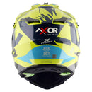 Axor X-Cross Motorcycle Helmet Dual Sport Adventure Crash Helmet Sun Visor ECE22.06 - Free Pinlock & Smoked Visor