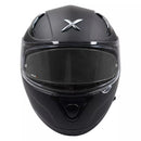 Axor Apex Full Face Motorcycle Helmet Matt Black With Drop Down Sun Visor & Pinlock Included