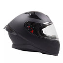 Axor Apex Full Face Motorcycle Helmet Matt Black With Drop Down Sun Visor & Pinlock Included