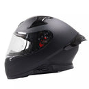 Axor Apex Full Face Motorcycle Helmet Matt Black With Drop Down Sun Visor & Pinlock Included