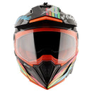 Axor X-Cross Motorcycle Helmet Dual Sport Adventure Crash Helmet Black/Grey Sun Visor ECE22.06 - Free Pinlock & Smoked Visor