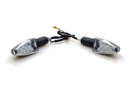 Bike It Long Stem LED Spear Indicators With Black Body And Clear Lens
