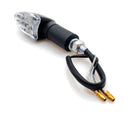 Bike It Long Stem LED Spear Indicators With Black Body And Clear Lens