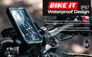 Bike It Waterproof Motorcycle Phone Case With Wireless/USB-C Charger IP67 Waterproof Handlebar Mobile Phone Holder Quick Charge for 5.5"-7" Phones