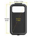 Bike It Waterproof Motorcycle Phone Case With Wireless/USB-C Charger IP67 Waterproof Handlebar Mobile Phone Holder Quick Charge for 5.5"-7" Phones