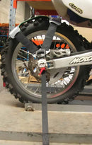 Motorcycle Wheel Brace Ratchet Tie Down Strap Securing Transport System