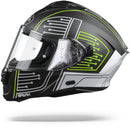 Airoh Spark Motorcycle Helmet Full Face - Black Circuit Matt