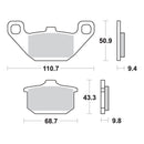 AP Racing Sinter Disc Pad Front -