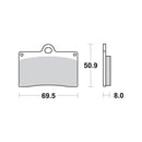 AP Racing Sinter Disc Pad Front -