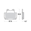AP Racing Sinter Disc Pad Rear -