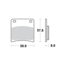 AP Racing Sinter Disc Pad Front -