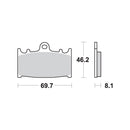 AP Racing Sinter Disc Pad Front -
