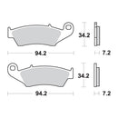 AP Racing Sinter Disc Pad Front -