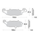 AP Racing Sinter Disc Pad Front -