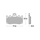 AP Racing Sinter Disc Pad Front -