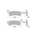 AP Racing Sinter Disc Pad Front -