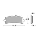 AP Racing Sinter Disc Pad Front -
