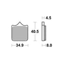 AP Racing Sinter Disc Pad Front -