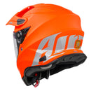 Airoh Commander Motorcycle Helmet Adventure Dual Sport Crash Helmet - Orange Fluo Matt