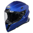 Airoh Commander Motorcycle Helmet Adventure Dual Sport Crash Helmet - Blue Matt
