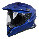 Airoh Commander Motorcycle Helmet Adventure Dual Sport Crash Helmet - Blue Matt