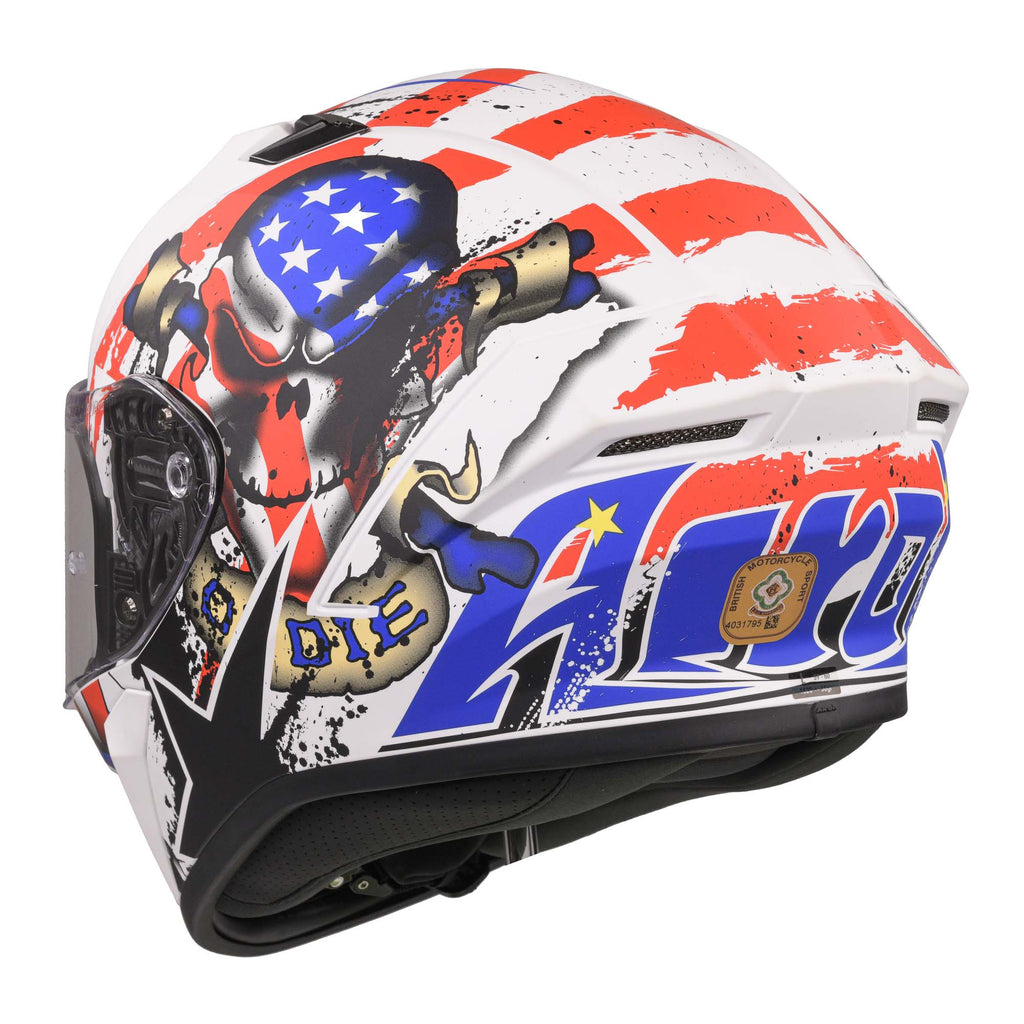 AIROH VALOR FULL FACE HELMET – UNCLE SAM MATT