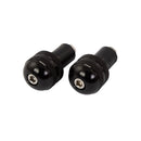 Bike It Black 18mm Round Bar End Weights