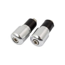 Bike It Chrome 18mm Slim Bar End Weights