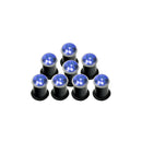 Bike It Screen Fairing Bolts Blue Screws Nuts And Rubbers