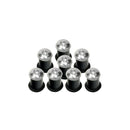 Bike It Screen Fairing Bolts Chrome Screws Nuts And Rubbers