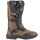 Bike It 'Triple-Black' Motorcycle Motorbike Adventure Boots - Brown