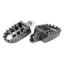 BikeTek MX Forged Wide Platform Footpegs Suzuki Gun Metal
