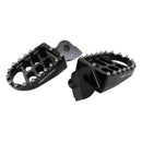 BikeTek MX Forged Wide Platform Footpegs Yamaha Black