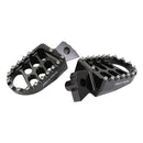 BikeTek MX Forged Wide Platform Footpegs Kawasaki Black