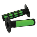 Bike It 2-Tone MX Grips Green / Black
