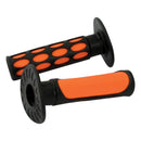 Bike It 2-Tone MX Grips Orange / Black