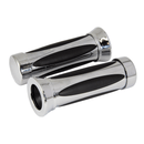 Bike It Grips Chrome Oval Custom Cushion 25mm