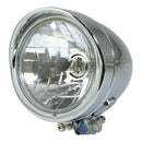Universal Bullet Chrome Headlight 4½" H4