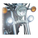Pair Of Halogen Spot Lights For Motorcycle Motorbike Vintage Classic Car/Bike H3 12V Bulbs
