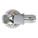 Bike It Bullseye Indicators with Chrome Body And Clear Lens - 22mm