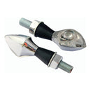 Bike It LED Boggle Indicators With Chrome Body And Clear Lens