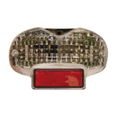 Bike It LED Rear Tail Light With Clear Lens And Integral Indicators -