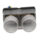Bike It LED Rear Tail Light With Clear Lens And Integral Indicators -