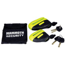 Mammoth Yellow Blast Disc Lock