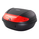 BikeTek 52L ABS Motorcycle Luggage Top Box – Durable Top Case for Motorbikes & Scooters