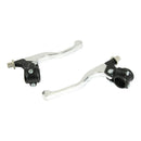 Bike It Lever Assembly Universal Short Chrome/ Black Perch (Without Mirror Boss)