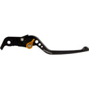 BikeTek Adjustable CNC Brake Lever Long - Black / Gold Adjuster -